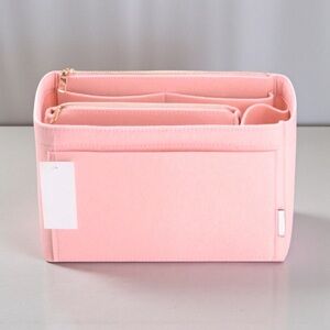 LAST 1! Purse Organizer/Protector/Shaper in “Brush Pink”w/CUPHOLDER! Size Medium